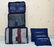 Praktické cestovné tašky a organizéry na cesty - 6 ks