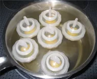 Poháre na varenie vajec - súprava 6 ks + oddeľovač žĺtka od bielka