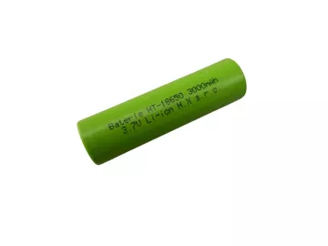 Priemyselná nabíjateľná batéria HT-18650 (3000mAh, 3,7V, Li-ion) - 1 kus